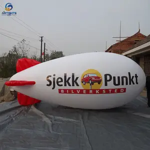 Goede Verkoop Helium Zeppelin Custom Aantrekkelijke Opblaasbare Vliegtuig Ballon