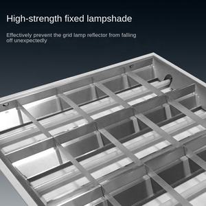 60cm <span class=keywords><strong>54W</strong></span> <span class=keywords><strong>LED</strong></span> patlamaya dayanıklı T8 ızgara ışık plaka fabrika depo atölye süpermarket gömme arkadan aydınlatmalı <span class=keywords><strong>Troffer</strong></span> paneli ışıkları - Product Image 2