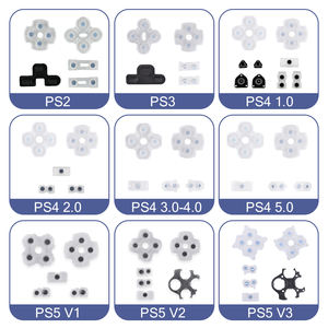 Tampons en caoutchouc conducteurs pour boutons de manette <span class=keywords><strong>PS5</strong></span>, <span class=keywords><strong>D</strong></span>-<span class=keywords><strong>pad</strong></span>, boutons ABXY, adhésif conducteur V1 V2 V3 - Product Image 5