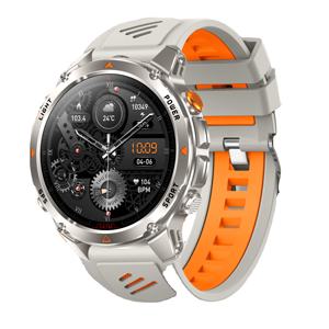 Reloj Inteligente HT37 con GPS, Linterna LED, Pantalla AMOLED HD de 2.01 Pulgadas, Llamadas por Bluetooth, Monitor de Oxígeno en Sangre, Frecuencia Cardíaca, IP68, Correa Magnética de Goma, 5-10 - Product Image 1