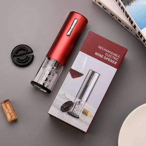 Sacacorchos eléctrico de acero inoxidable, sacacorchos automático para uso doméstico, cuerpo de aleación de aluminio de color plateado - Product Image 5