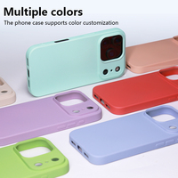 Coque de téléphone en Silicone Twinscase pour iPhone 17 idée de couverture de téléphone accessoires électroniques coque de téléphone en TPU personnalisée de luxe en gros 2025