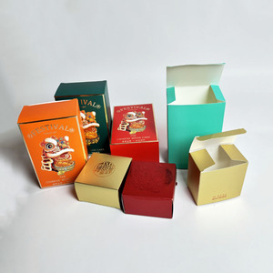 Boîtes d'emballage personnalisées de biscuits Boîte cadeau de produits cosmétiques d'huile de <span class=keywords><strong>barbe</strong></span> imprimée par logo UV Boîte de papier pliante OEM - Product Image 1