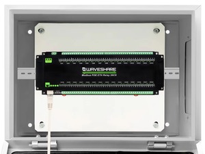 Module de relais Ethernet Waveshare 30 canaux, protocole Modbus RTU/Modbus TCP, port PoE, boîtier de montage sur rail de qualité industrielle K792 - Product Image 3