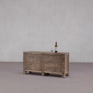 <span class=keywords><strong>Buffet</strong></span> de <span class=keywords><strong>salle</strong></span> à <span class=keywords><strong>manger</strong></span> classique de luxe en bois d'orme massif, couleur Wabi-Sabi, pour mobilier de maison et salon - Product Image 5