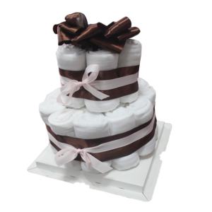 Directamente de fábrica al por mayor de algodón blanco muselina cuadrados pañal pastel pañal cuadrado regalo - Product Image 3