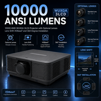 Projecteur laser WUXGA 10000 ANSI Lumens à projection immersive 3LCD avec fusion des images pour exposition muséale