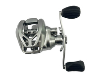 Moulinet de pêche en aluminium CNC 10+1BB avec frein magnétique, résistance au freinage de 15 kg, rapport de transmission 6.18:1, corps métallique CNC