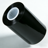 OEM Grosir Pita Transfer Termal 24mm Premium WARNA Pita Tinta Lilin 110mm*300m Merah Putih Tahan Gores Kompatibel dengan Printer Barcode