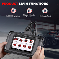 Escáner de Diagnóstico OBD2 ANCEL DM500, Restablecimiento de Servicio del Panel de Instrumentos, Sincronización para Más de 20 Marcas con Pantalla Táctil WIFI de 5 Pulgadas