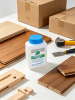 Colle à bois blanche en vinyle écologique pour la fabrication d'armoires