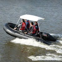 Kayak gonflable pour 4 personnes, 3,3 m, kayak de pêche personnalisé en PVC Hypalon, bateau gonflable, bateau de sauvetage, bateau à rames en caoutchouc