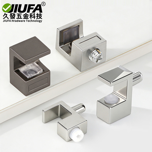 Jiufa Adjustable Glass Shelf Bracket Support Holder For <b>Cabinet</b> Wardrobe Partition Fixing - Product Image 4