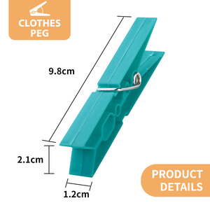 20pcs ý 9.8cm phổ biến kích thước lớn giặt PP/nhựa quần áo chốt - Product Image 3