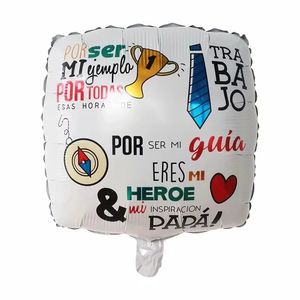 18 pollici spagnolo felice <span class=keywords><strong>festa</strong></span> del papà elio Globos Feliz Dia Super Papa Foil Ballon padre madre decorazione <span class=keywords><strong>della</strong></span> <span class=keywords><strong>festa</strong></span> - Product Image 5