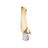Vase en verre transparent minimaliste en forme de lys calla sculptural, avec base ronde en verre transparent solide, couleur ambre