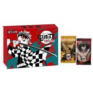 Anime japonés Demon Slayer Tcg CCG Cards Booster Box Rare Kimetsu No Yaiba Game Collection Naipes Juguetes para Fans Regalos - Product Image 2