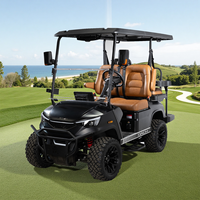 Voiturette de golf électrique DC-H-F2+2, modèle rehaussé 4 places, personnalisable, très populaire, pour la vente en gros