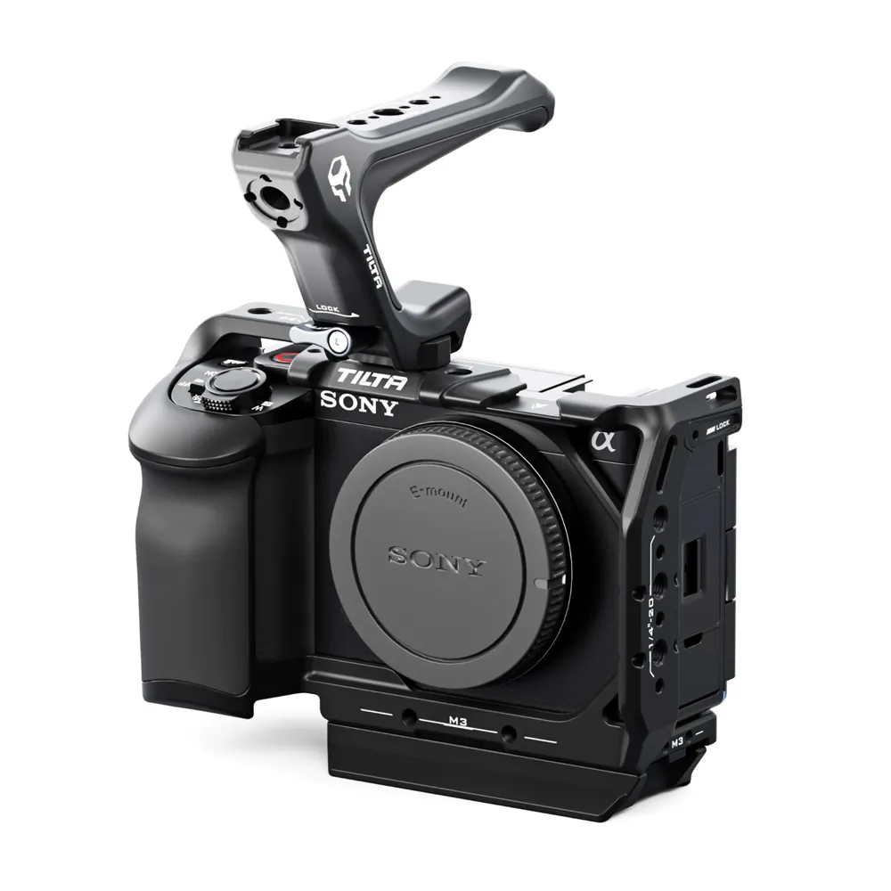 Tilta TA-T35-B-B काले S0NY ZV-E1 कैमरा रिग शीर्ष के लिए संभाल के साथ कैमरा पिंजरे हल्के किट