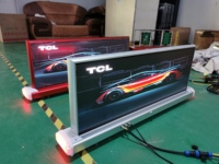 960mm * 320mm Taxi Top LED Affichage Toit de voiture en plein air P2.5 Écran publicitaire LED Publicité vidéo