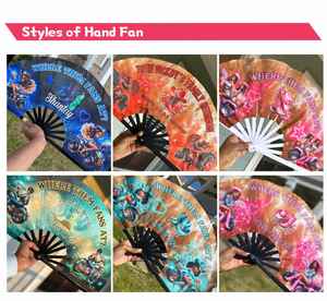 Abanicos Plegables de Poliéster de 13 Pulgadas para Sublimación, con Varillas de Plástico, Diseño Kung Fu, Abanico de Mano con Sonido - Product Image 4