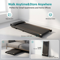 Tapis de marche motorisé silencieux ultra-mince pour la maison et le bureau, portable, fin, avec télécommande, ODM