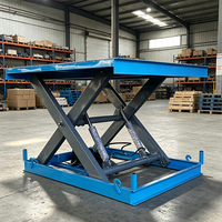 Plateforme élévatrice à ciseaux hydraulique électrique fixe CE de 4100 kg et 5 m de hauteur de levage pour atelier d'assemblage industriel
