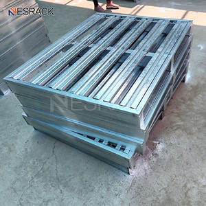 Palettes en acier robustes personnalisées pour l'<span class=keywords><strong>accès</strong></span> aux chariots élévateurs de stockage en entrepôt avec système de rayonnage sélectif à palettes-<span class=keywords><strong>Fournisseur</strong></span> de palettes - Product Image 4