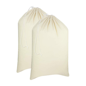 ถุงผ้าฝ้ายออร์แกนิกแบบมีเชือกผูกสำหรับเก็บอาหาร สมุนไพร และใช้ในครัว - Product Image 1