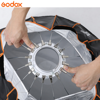 Godox Softbox Aksesori QR-P70 70CM, Cepat Mengeluarkan Parabola Dalam Softbox untuk Video Cahaya Bowens Mount Studio Flash