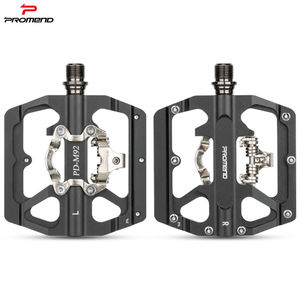 Pédales de taquet de montagne à grande plate-forme personnalisées, taquets libres à roulement scellé en aluminium, pédale de vélo à verrouillage automatique - Product Image 6