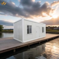 Maison préfabriquée modulaire de luxe détachable de 20 pieds ou 40 pieds, maison de camping portable préfabriquée, maison conteneur
