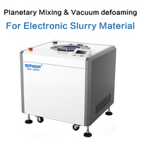Mezclador de Vacío de Tinta Electrónica 4L Sin Contacto, Doble Vaso, Mezcla Planetaria, Desespumante SMIDA TMV-4000T, Personalización OEM, Motor Servo