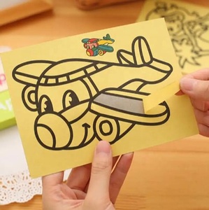 ของเล่นเด็กหลากสีภาพวาดทรายสุด<span class=keywords><strong>สร้างสรรค์</strong></span>พร้อมไส้ผ้าฝ้าย PP วัสดุสำหรับการเรียนรู้ก่อนวัยเรียน - Product Image 6