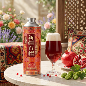 [<span class=keywords><strong>Tienda</strong></span> <span class=keywords><strong>Oficial</strong></span>] Cerveza Artesanal China KINGSTAR Pomegranate, 650 ml * 6 Latas, 4.1% ABV, para Fiestas y Bares - Product Image 4