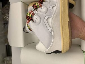 Sneakers de luxe en cuir véritable, sneakers plateforme de haute qualité avec lacets larges, chaussures décontractées tendance et à la mode - Product Image 5