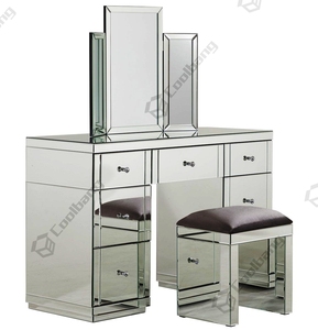 Đồ Nội Thất Phòng Ngủ Hiện Đại Vanity Gương Thiết Lập Trang Điểm Bàn Trang Điểm Với Gương Và Phân - Product Image 5