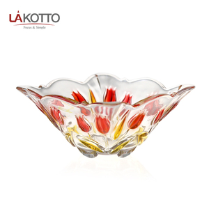 Juego de cuencos de vidrio cuadrados, contenedor de comida de vidrio con cubierta, impresión, 7 Uds. - Product Image 3