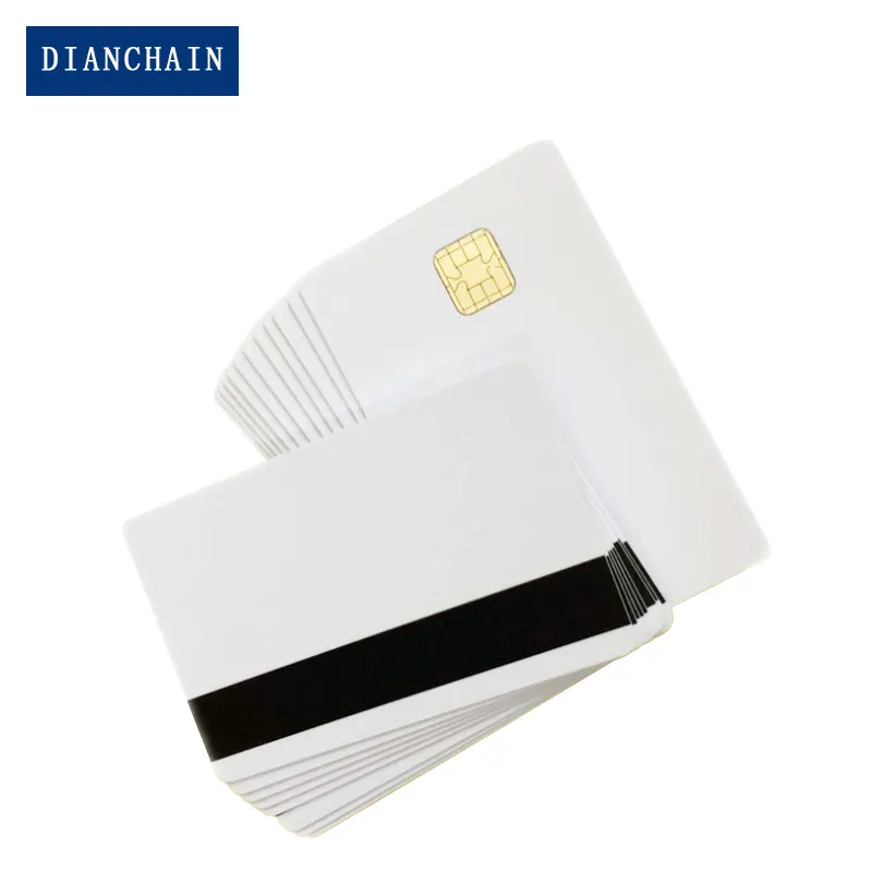 Original JCOP Card EMV Chip White Card Compatible JCOP21-36K CPU Card With high Resistance Magnetic Stripe