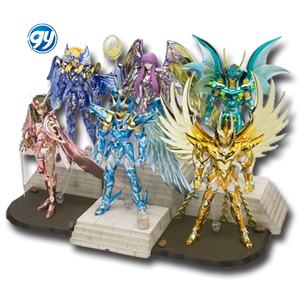 Figurines d'action de l'anime Saint Seiya, Shiryuu, Hyoga, Shun, Ikki, Phoenix, 19 cm, <span class=keywords><strong>chevaliers</strong></span> <span class=keywords><strong>du</strong></span> <span class=keywords><strong>zodiaque</strong></span>, superbes jouets - Product Image 2