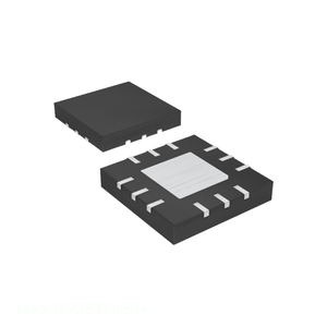 MAX1572ETC130+ Distributeur agréé de composants électroniques, gestion de l'alimentation (PMIC), circuit intégré REG BUCK 1.3V 800MA 12TQFN - Product Image 1