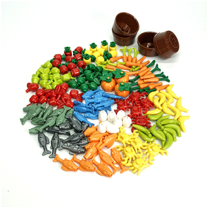 Città street view cibo frutta verdura stand negozio con mattoni building block set <span class=keywords><strong>fai</strong></span> <span class=keywords><strong>da</strong></span> <span class=keywords><strong>te</strong></span> (DLC-035) - Product Image 1