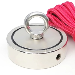 Imán de <span class=keywords><strong>Pesca</strong></span> de Doble Anillo y Doble Cara con Perno de Ojo, Imán Grande de 4000lbs 4900lb de Alta Resistencia de Tracción - Product Image 4