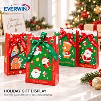 Offre Spéciale : Boîte Cadeau Préformée Robuste, Pliable, Recyclable et Faite à la Main, Auto-érigible pour Emballage de Cadeaux de Noël, Boutiques et Vente au Détail