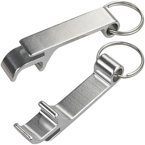 Porte-clés décapsuleurs en métal avec logo personnalisé, mousquetons promotionnels aux designs uniques - Product Image 1