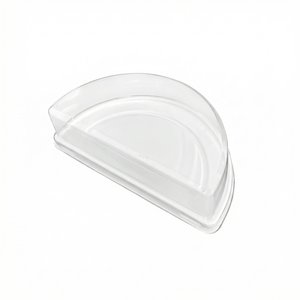 Boîtes d'emballage en plastique PET recyclables en forme de lune pour pâtisseries, demi-<span class=keywords><strong>cercle</strong></span>, pour gâteaux mousse, boîte en plastique pour emballage de pâtisseries - Product Image 4