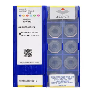 ZCC ONHU YBG205 ONHU060408-PM Milling Cutter Inserts CNC cutting tools carbide tips tungsten carbide powder