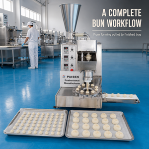 Machine automatique à vapeur pour la fabrication de petits pains farcis 110v, Dim Sum, Dimsum, <span class=keywords><strong>Momo</strong></span>, Xiaolongbao, Baozi, Xiao Long Bao, machine à farcir pour hôtel - Product Image 2
