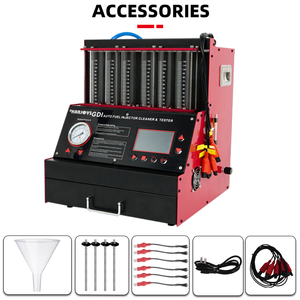 Karjoys 220V GDI động cơ xe tiêm thử nghiệm máy tốt nhất siêu âm phun nhiên liệu sạch hơn 6 xi lanh Ô Tô Công cụ Chẩn đoán - Product Image 3