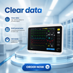 Système de surveillance vétérinaire multiparamètres TFT LCD haut de gamme de 12 pouces pour la clinique, la chirurgie et la récupération postopératoire - Product Image 3